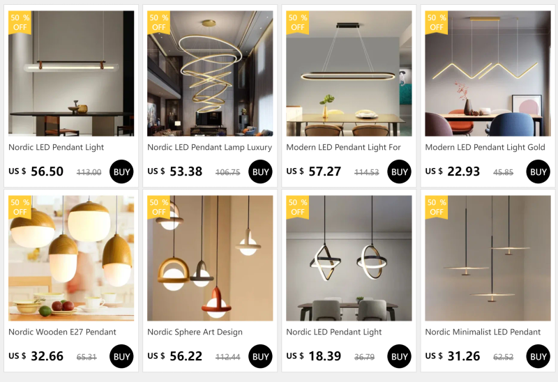 Description Picture 2 of itemLuxury Crystal LED Pendant Lamp Aisle Chandelier for Living Dining Room Bedroom Bedside Home Decoration Lighting Fixture Lustre