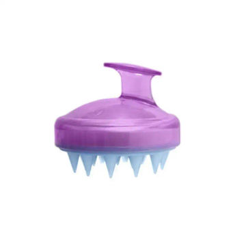 color Silicone Scalp Shampoo Massage Brush  Hair Washing Comb Mini Head Meridian Massage Wide Tooth Shower Bath Brush