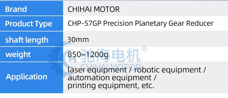 Description Picture 3 of itemCNC NEMA23 57 Planetary Gearbox High Speed Reducer