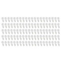 100 Pcs Concrete Wall Hooks Invisible Wall Screw Hangers Wall Picture Hangers with Invisible Nails Durable Dropship