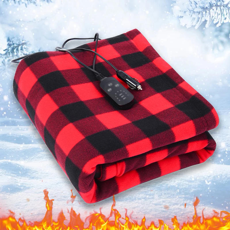 Description Picture 6 of itemCar Electric Heated Blanket Heating Mat Fast Heating 12V Electric Pad Heater 9 Adjustable Temperature Auto-off for Car Camping