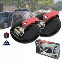 Vacuum Suction Cup Car Accessories Camping Tent Tarp Anchor Car Side Awning Outdoor Camper Gear Tool Camping Accessories New