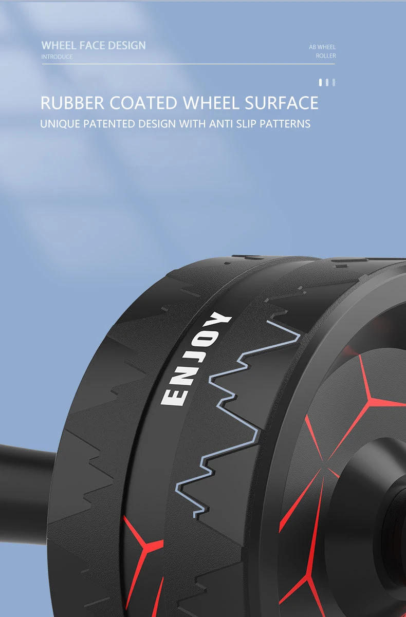 Description Picture 3 of itemAb Roller Wheel Abs Workout Equipment for Abdominal Core Strength Training Home Gym Fitness Equipment for Core Workout Fitness