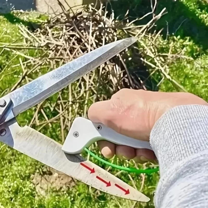 Description Picture 3 of itemCompact Multi-Tool Sharpener - Durable Handheld Tungsten Steel, Professional Grade for Knives, Axes & Serrated Blades