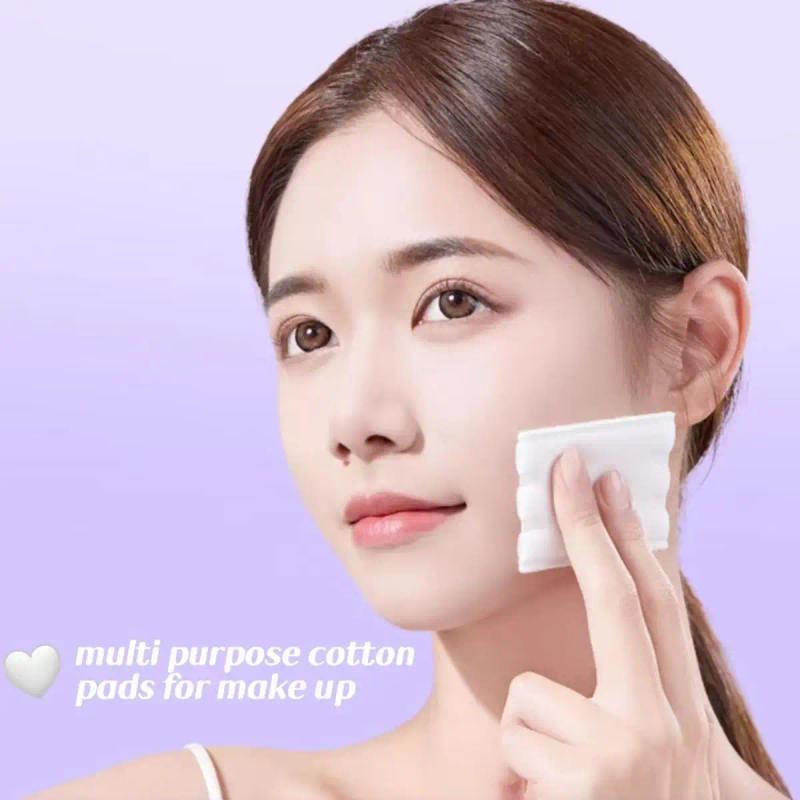 Description Picture 4 of item222 pcs Square Cosmetic Cotton Clean Towel ,Wet Applied Cotton,Makeup Removal Cotton,For Toner Facial Mask And Nail Cleaning