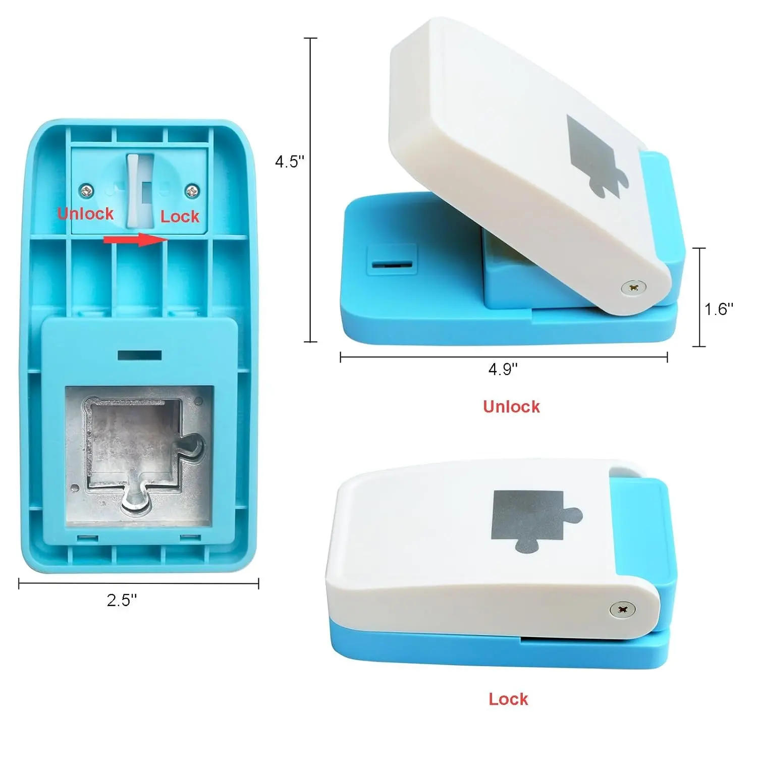 Description Picture 5 of itemDIY Handmade Puzzle Punching Machine DIY Children Intelligence Flower Punching Machine Children's Jigsaw Puzzle Making Machine