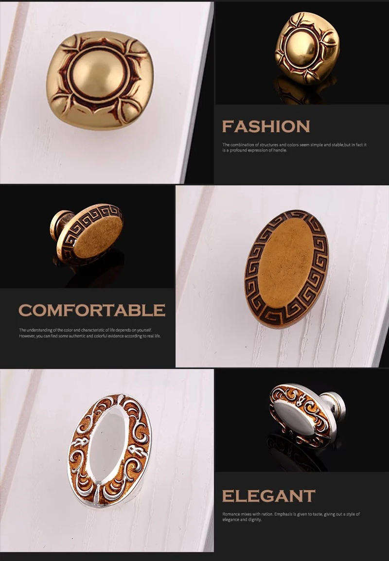 Description Picture 4 of itemSingle-Hole European Wine Cabinet Shoe Cabinet Drawers American Furniture Hardware Light Luxury Wardrobe Handles