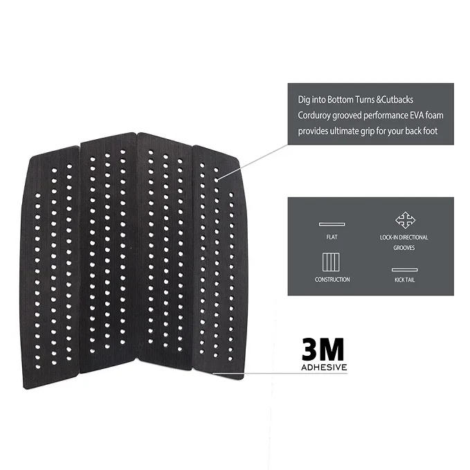 Description Picture 6 of itemSurf Pad Surfboard Traction Pad Grip Anti-slip Combination Pads Deck Tail EVA Front Tail Pads For Longboard Surfing Accessories
