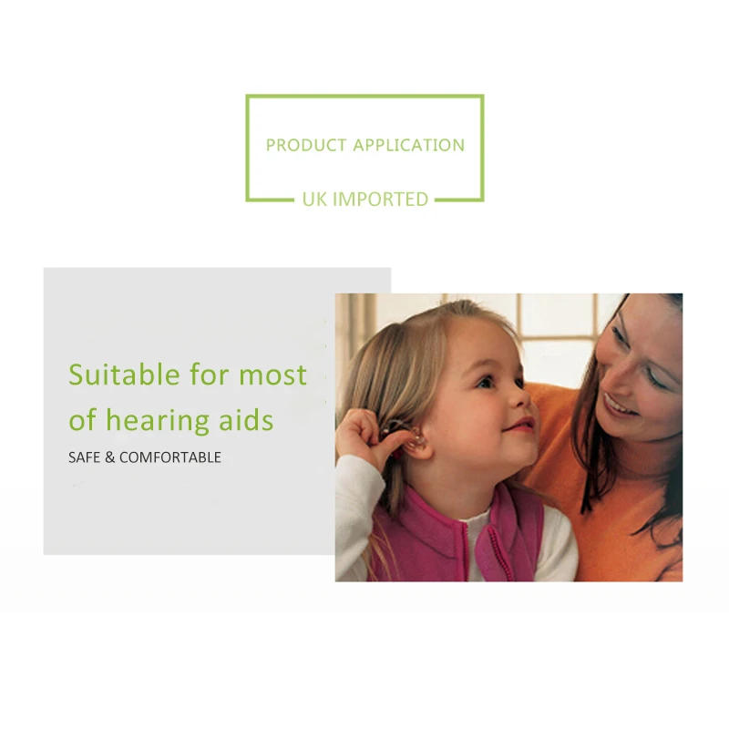 Description Picture 6 of item60 PCS Rayovac PEAK High Performance Hearing Aid Batteries 312 312A A312 PR41. Zinc Air Battery For BTE CIC RIC OE Hearing Aids