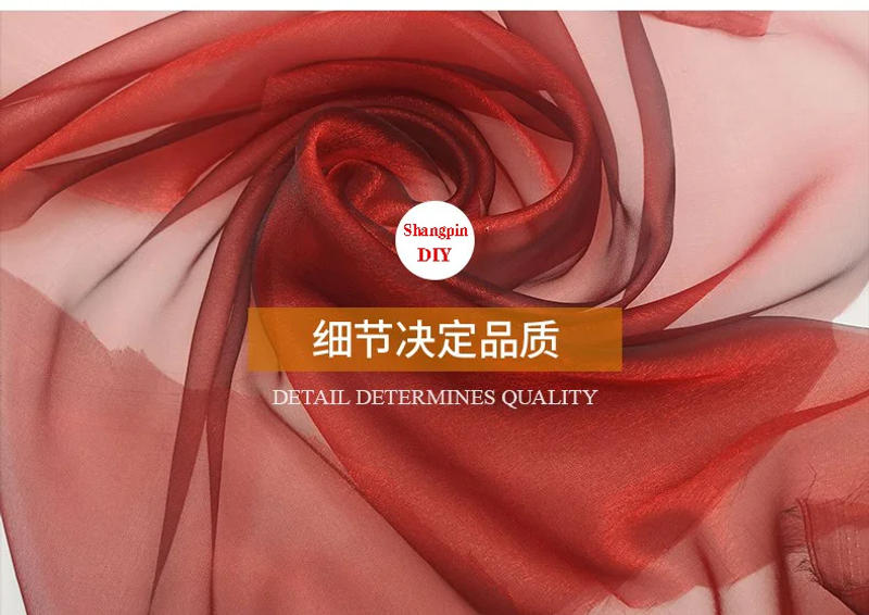 Description Picture 2 of itemColor Changing Organza Fabric DIY Sewing Fabric Wedding Dress Dress Party/Wedding Decorative Fabric Crafts Decorative Organza