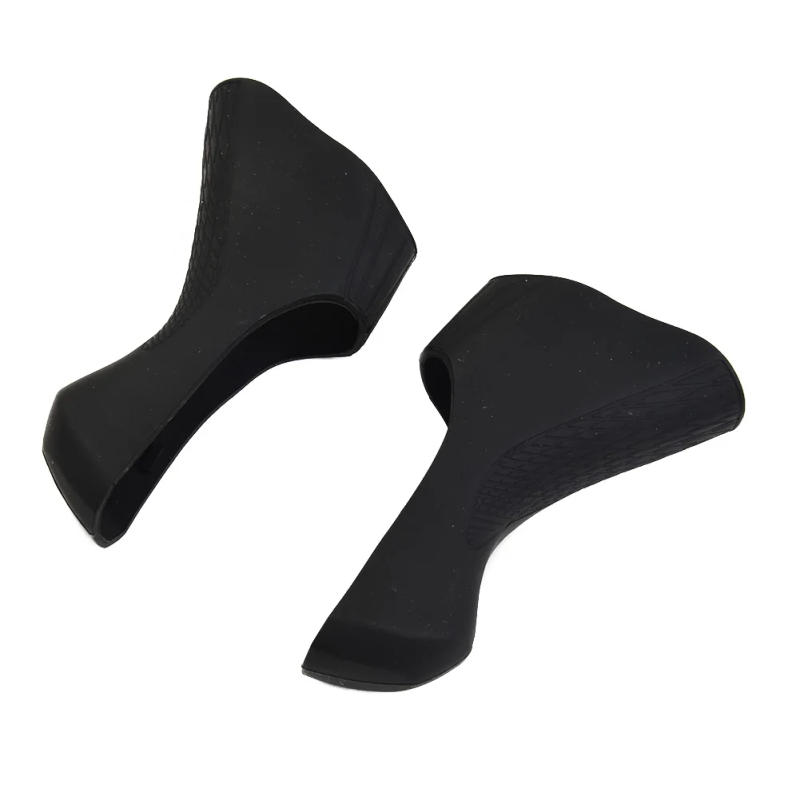 Description Picture 5 of item1 Pair Bracket Covers Road Bike Shifters Protective Hoods Gear Shift Covers For Shimano-ST-6800/5800/4700/4703 Bike Parts Black