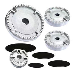 1 Set #2334 Gas Stove DIY Accessories Oven Gas Hob Burner Flat/Concave Fire Cover Crown Flame Cap Gas Burner Flame Cap