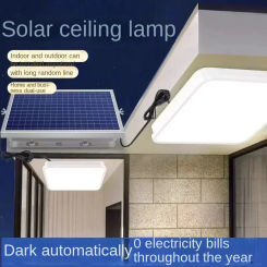 Solar lights Indoor Home Top Ceiling House Outdoor Garden pandent light Panel Lamp Fixture For Corridor Garden Living Room