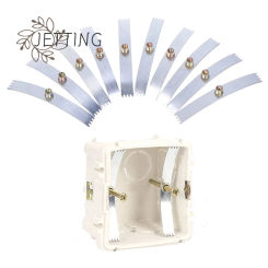 10pcs 86 Type Dark Box Repair Screw Manganese Steel Switch Box Old Cassette Fixed Socket Mount Repair Box Junction Replace
