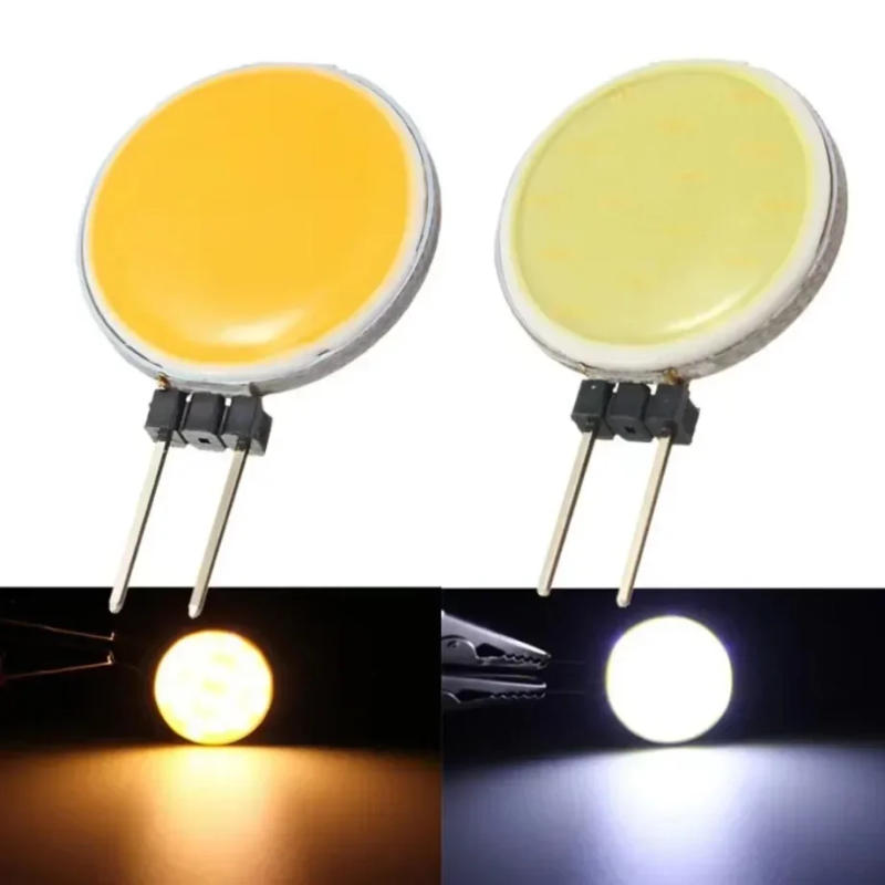 Description Picture 2 of itemG4 LED Chip COB Bulb 5W 7W LED DC 12V Led Matrix Light Cool White Warm White HeadLighting Replace Halogen Desk Wall Lamp Chip