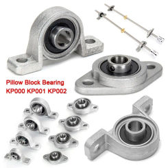 Self-aligning 8mm 10mm 12mm 15mm Rhombic ZINC Alloy Pillow Block Bearing KP000 KP001 KP002 Thrust Bearing