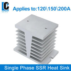 120A 150A 200A single phase solid state relay aluminium heat sink ssr heatsink F-60 new