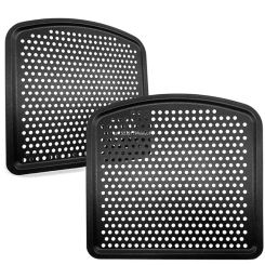 2Pieces Cooking Tray Air Fryer Crisper Plate Removable Nonstick Air Fryer Tray Grill Pan Rack for Chefman Dropship