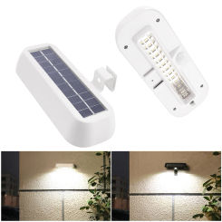 Outdoor 12 LED Solar Lights With Motion Sensor IP65 Waterproof Wall Flood Lights With 3 Modes Outdoor Lamps For Patio Yard
