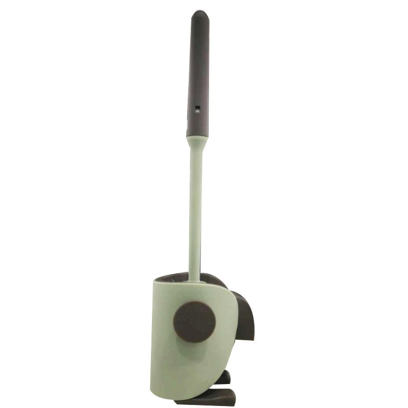 Description Picture 4 of itemToilet Brush And Holder Set,Bathroom Toilet Cleaning Brush With Soft Silicone,Standing & Wall-Mounted Floor Brush