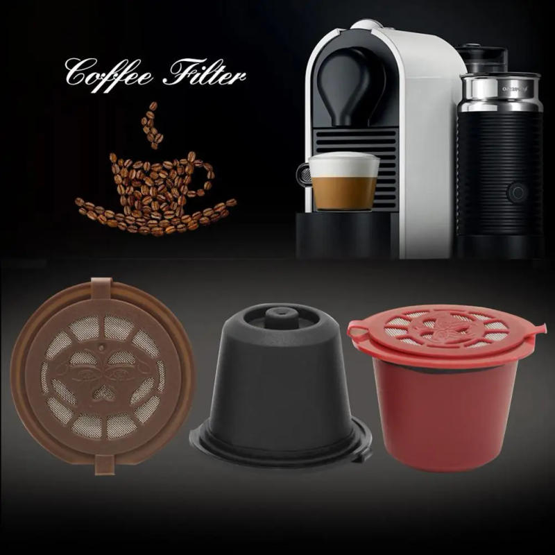 Description Picture 5 of item3pcs Refillable Reusable Coffee Capsule Filters for Nespresso Machine