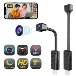 Mini Camera HD 4K WiFi IP Camera Portable Wireless Module Night Vision Video Surveillance Camcorder Loop Recording Remote View