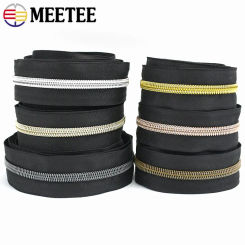 2-10Meters 3# 5# Nylon Zipper Tape Coil Plastic Zip By Meter Roll Bag Clothes Purse Sewing Zips Repair Kit Accessories