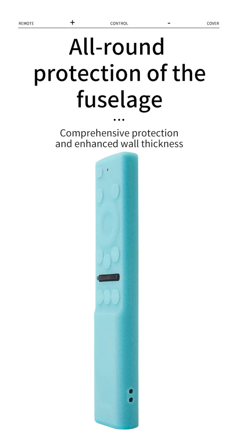 Description Picture 3 of item1pcs For New Samsung Smart TV Solar Remote Control Protective Cover Anti-fall Thicken Silicone Non-slip BN59-01357 Protect Case