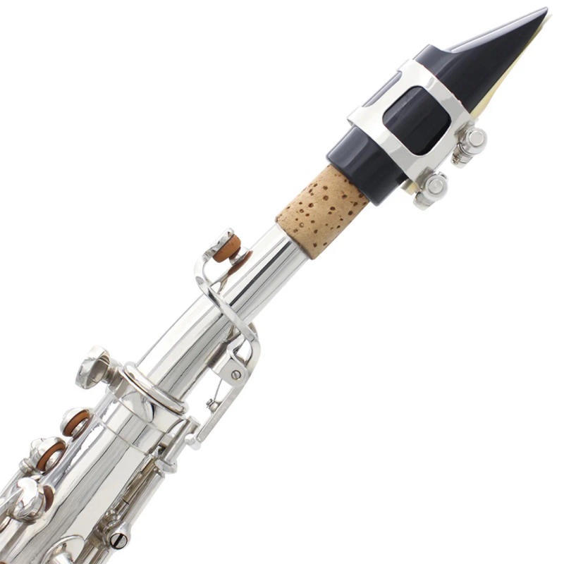 Description Picture 6 of itemSLADE Soprano Saxophone Bb Brass Body Straight Sax Professional Saxfone Woowind Instrument With Case Reeds Parts & Accessories