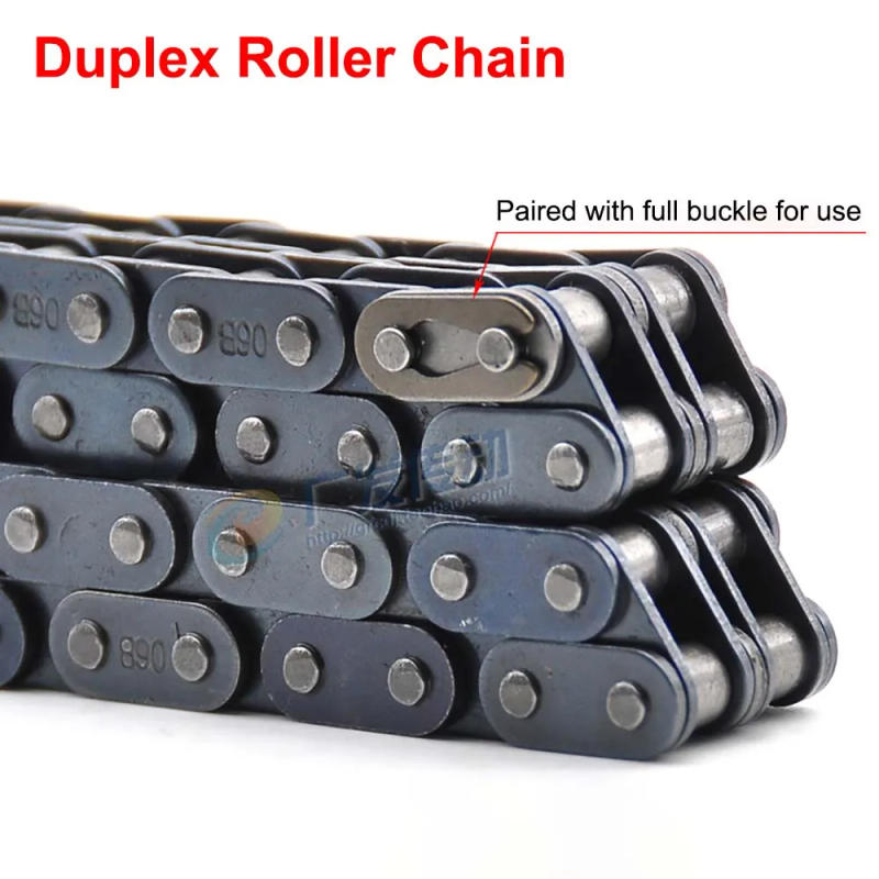 Description Picture 6 of item1PCS Duplex Roller Chain/Chain Connector Carbon Steel Half/Full Buckle Roller Industrial Chain Join Buckle