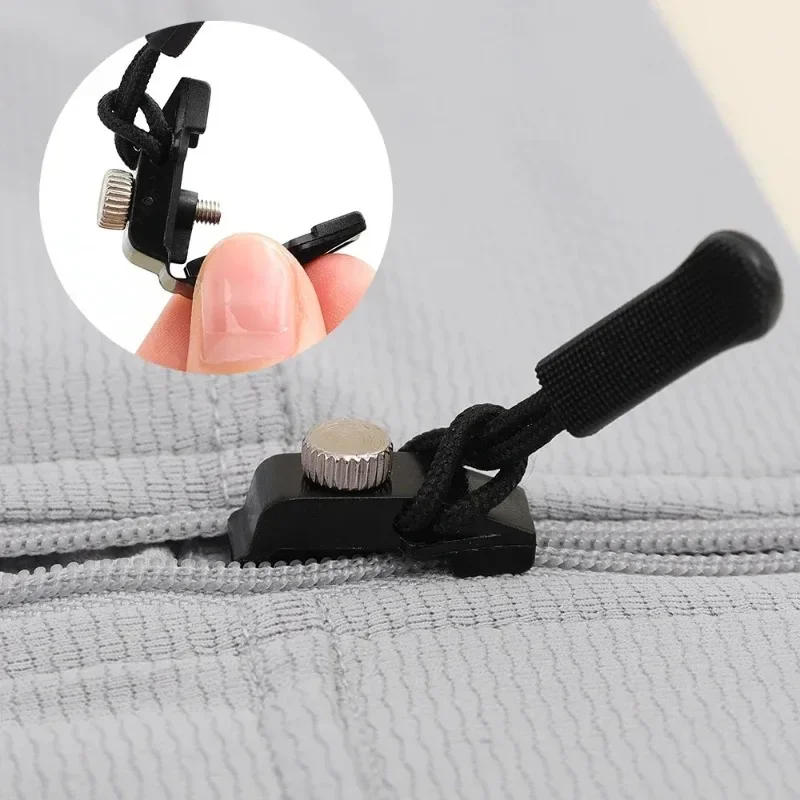 Description Picture 5 of item60/1PCS Replacement Zipper Repair Kit Universal Zipper Head Quick Instant Detachable Zipper Head for Jacket Bag Coat Free Sewing