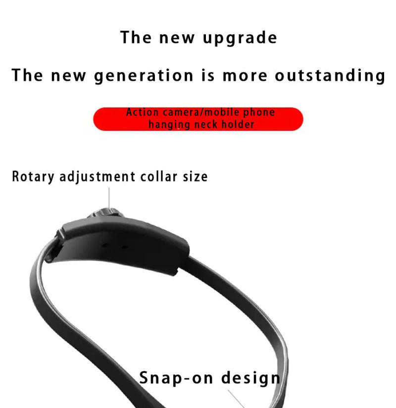 Description Picture 4 of itemAdjustable Camera Chest Strap POV / VLOG Neck Holder Mount Harness for Gopro Hero Insta360 DJI Osmo Action Camera Accessories