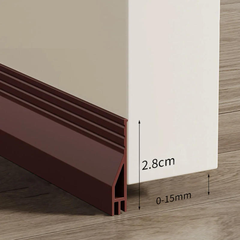 Description Picture 5 of item1pcs Selfadhesive Door Seal Strip Wave Bottom Door Draft Stopper Weather Strip Noise Blocker Soundproof Door Sweep 2.8*100cm