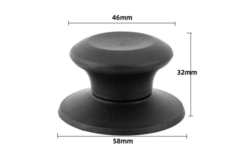 Description Picture 2 of item1/2/4PCS Pot Lid Knob Silicone Universal Pot Handle Replacement Kitchen Cookware Cover Knobs for Pan Lid Black kitchen