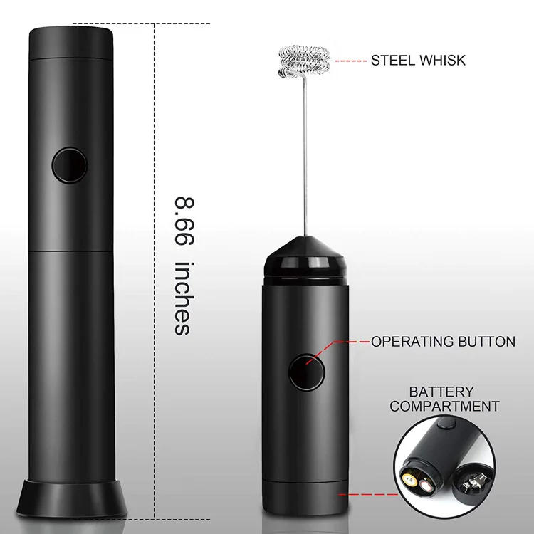 Description Picture 4 of itemElectric Milk Frother Multifunction Powerful Double Spring Eggbeater Household Milk Coffee Food Mixer Blender Kitchen Whisk Tool