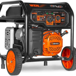 5600-Watt Dual Fuel Electric Start Generator with CO Watchdog 4.3-gallon Gas Tank Provide Up To 12.5 Hours of Half-load Run Time