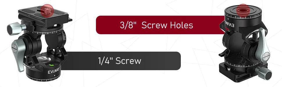 Description Picture 5 of itemMini Hollow Hydraulic Head Tripod Tilt Head Camera Video Head with Handle for Tripod Monopod Arca Q.R Plate for Dslr Camera