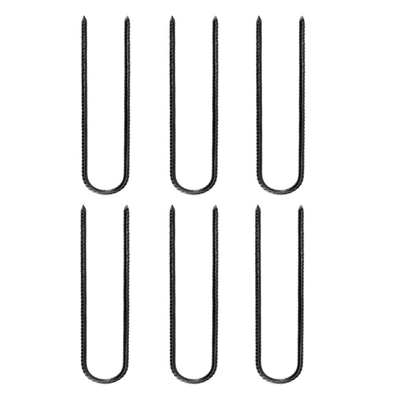 Description Picture 5 of item6pcs Hand Ground Tie Steel Anchors Corrosion Resistant Steel Stakes for Garden