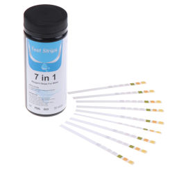 50pcs 7 in1 Aquarium Fish Tank Water Tropical Test Strips Kit Nitrite Strips