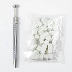 50PCS Gradient Nail Art Sponge Kit Gel Polish Color Design Brush Dotting Nail Sponge Grab Pen Set Tools For Manicure Accessories