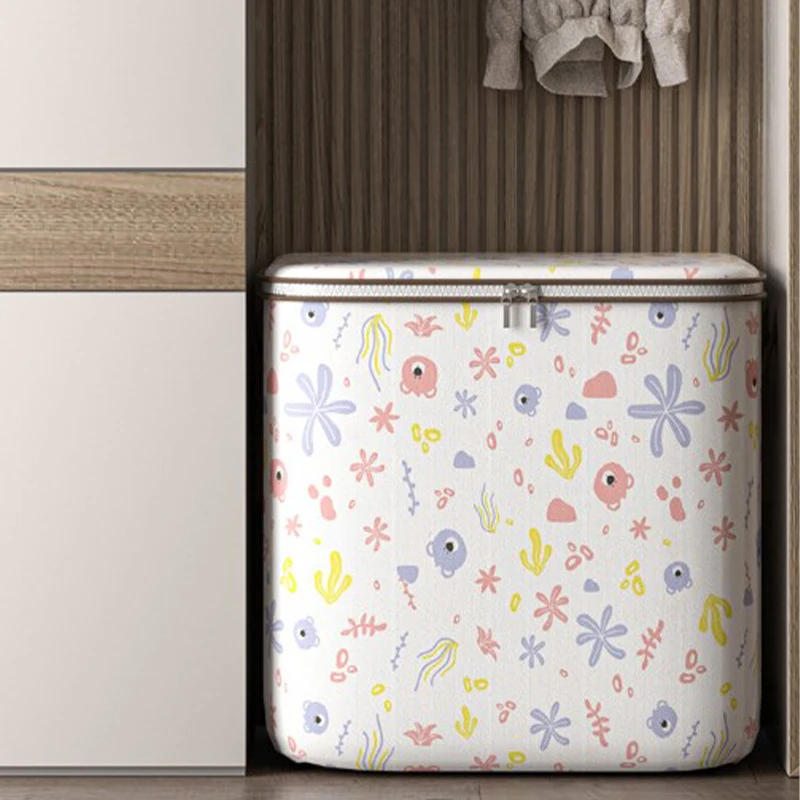 Description Picture 5 of itemLarge Capacity Clothes Storage Bags Closet Organizers Storage Bins Foldable Storage Toy Containers Box Dust-Proof Moving Bag