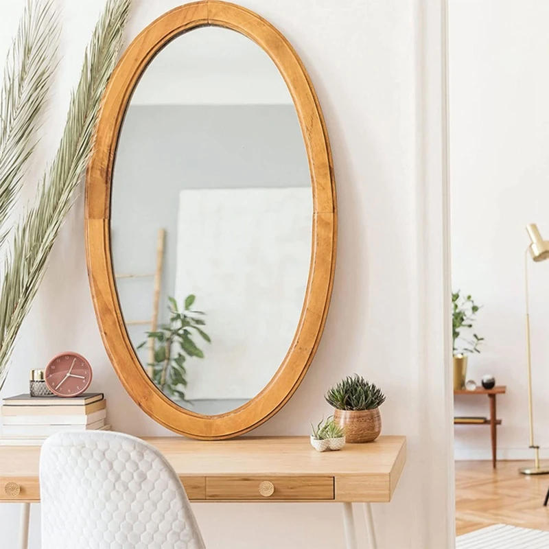 Description Picture 6 of item10 Pcs Rattan Cabinet Drawer Pulls Natural Wooden Dresser Knob Cupboard Handle