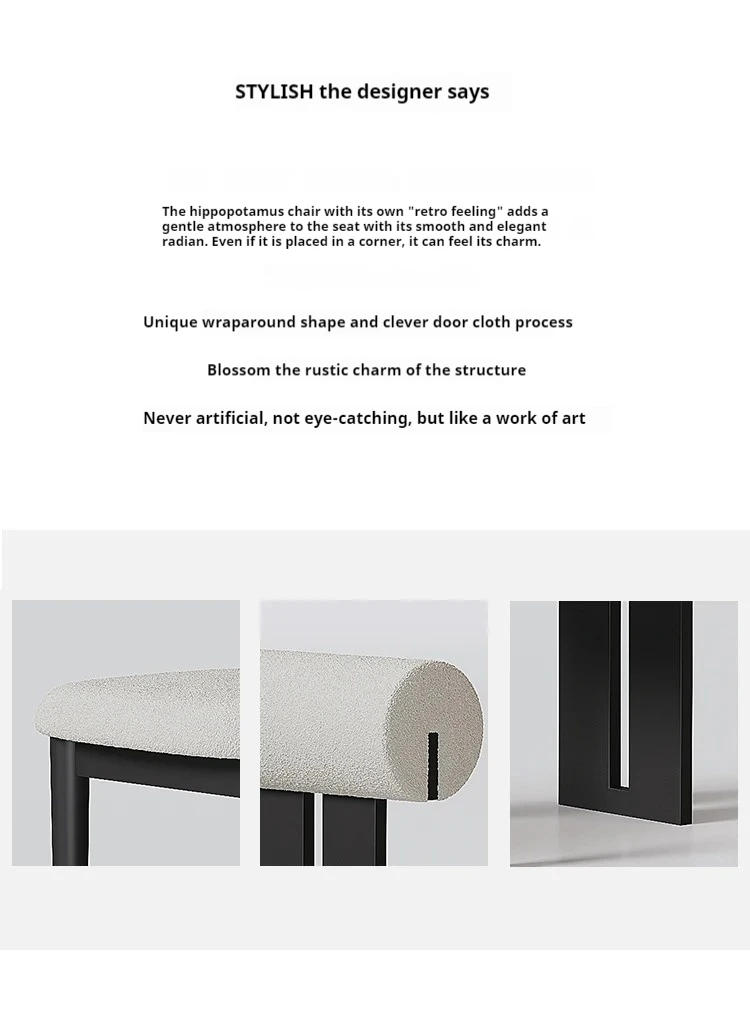 Description Picture 3 of itemDesk Chair Chaise Design Salle Manger Dining Table Kitchen Chairs for Living Room Food Outdoor Modern Sedie Furniture Home