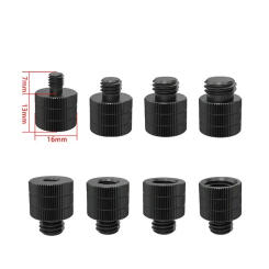 3/8 to M6 M8 M10 M12 Photography Screw Converter Camera Screw Tripod Stand Adapter for LED Light Photo