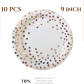 10pcs 9inch plates