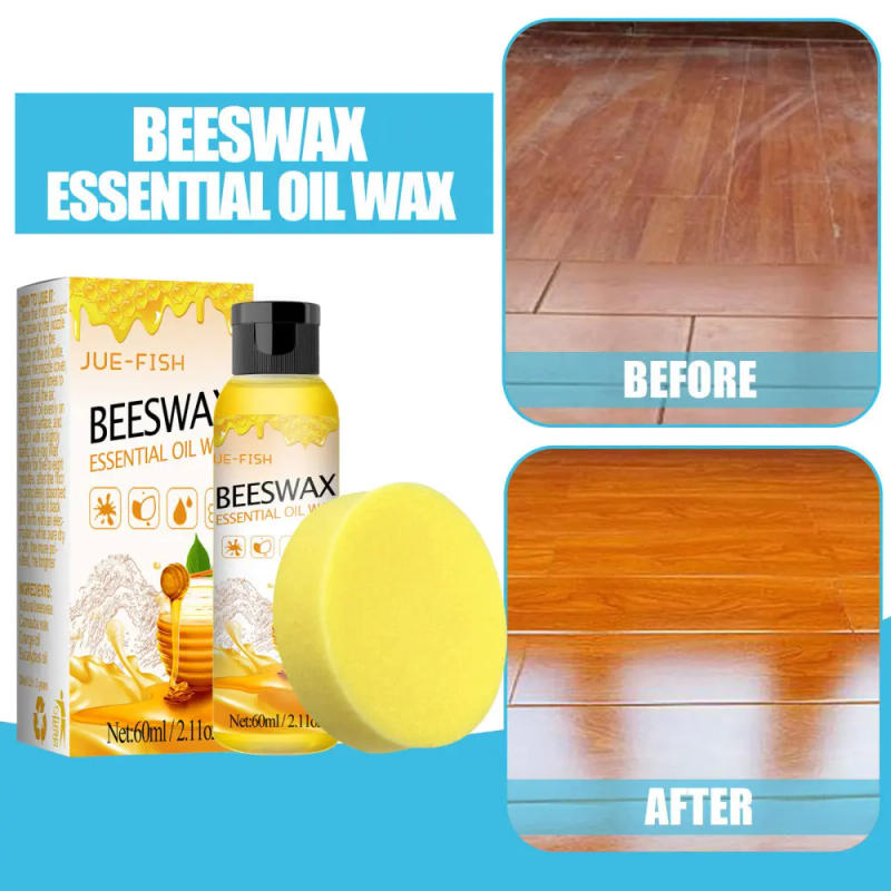 Description Picture 2 of item40-100g Wood Care Wax Solid Wood Furniture Polishing Seasoning Beeswax Polisher Waterproof Furniture Care Maintenance Beeswax