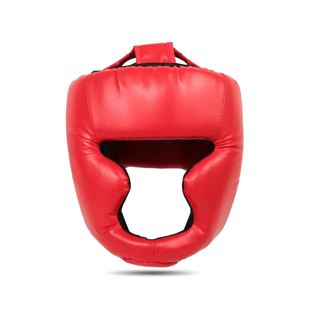 Description Picture 3 of itemFull-covered Pu Boxing Helmet Kids Adults Muay Thai Training Sparring Boxing Headgear Gym Equipment Taekwondo Head Guard