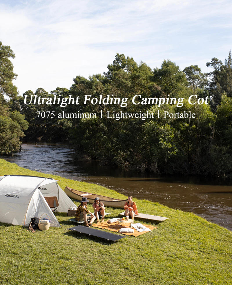 Description Picture 2 of itemNaturehike Xjc05 Folding Bed Compact Ultralight Camping Bed Fishing Beach Travel Bed Outdoor Sleeping Cots Portable Camping Cot