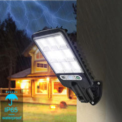 Solar Street Light Waterproof Outdoor Courtyard Decoration Human Sensing Rotatable Wall Light COB Integrated Rural Road Lighting