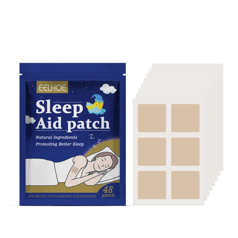 Description Picture 3 of itemNew 48pcs Insomnia Treatment Relieve Anxiety Decompression Headache Neurasthenia Soothing Plasters Body Relaxing Sleeping Patch